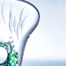 [GLASS FIGURINE] STRIPED SHRIMPFISH | GRAVURE SCULPTURE | KAGAMI CRYSTAL