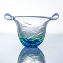 [GLASS FIGURINE] MOUNTAIN LIONFISH IN MOUNTAIN STREAMS | GRAVURE SCULPTURE | KAGAMI CRYSTAL