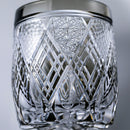 [ROCK GLASS] WHISKEY GLASS SHIGEBISHI BY JUNICHI NABETANI MASTER OF TRADITIONAL CRAFTS | EDO KIRIKO | KAGAMI CRYSTAL