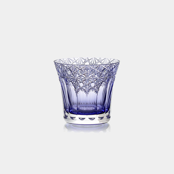 [ROCKS GLASS] DREAM COLOR PURPLE | EDO KIRIKO | KAGAMI CRYSTAL