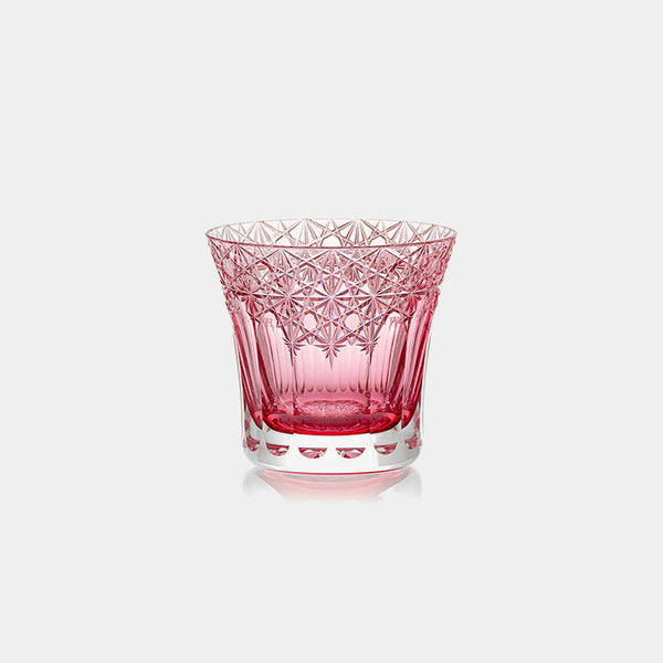 [ROCKS GLASS] DREAM COLOR RED | EDO KIRIKO | KAGAMI CRYSTAL