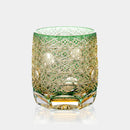 [ROCKS GLASS] MARIMO BY JUNICHI NABETANI, MASTER OF TRADITIONAL CRAFTS | EDO KIRIKO | KAGAMI CRYSTAL