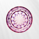 [ROCKS GLASS] HANA TEMARI BY HIDEAKI SHINOZAKI, MASTER OF TRADITIONAL CRAFTS | EDO KIRIKO | KAGAMI CRYSTAL