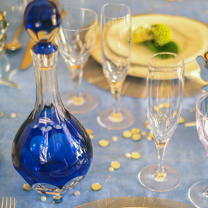 [DECANTER] ROYAL BLUE | CRYSTAL GLASS | KAGAMI CRYSTAL