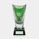 [TROPHY] CRYSTAL TROPHY (GREEN) | CRYSTAL GLASS | KAGAMI CRYSTAL
