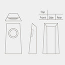 [CLOCK] CLOCK Q428 | OPTICAL GLASS | KAGAMI CRYSTAL