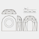 [CLOCK] CLOCK Q435 | OPTICAL GLASS | KAGAMI CRYSTAL