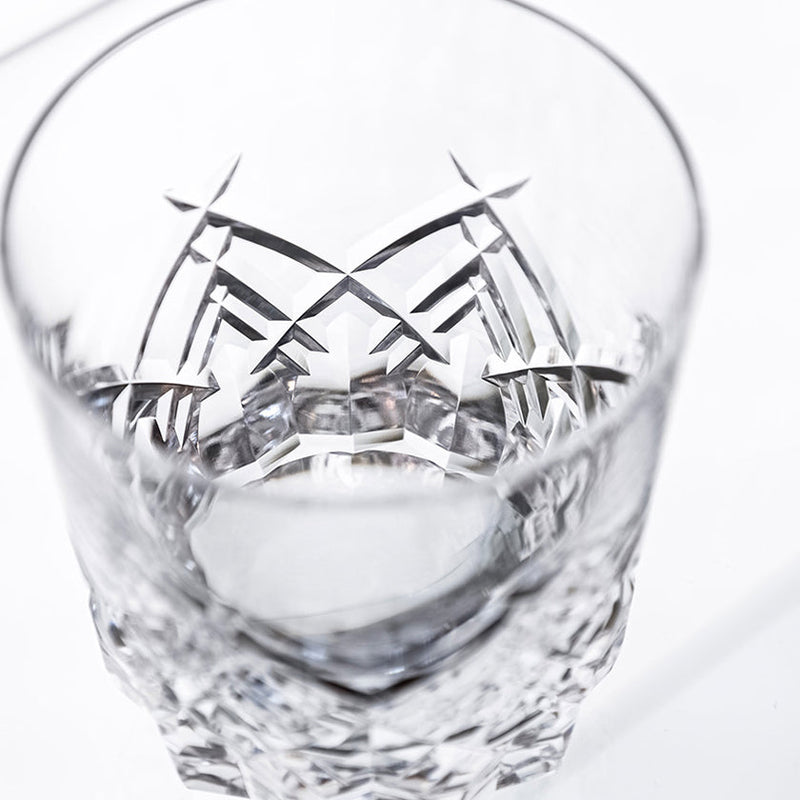 [ROCKS GLASS] PAIR OF WHISKEY GLASSES | CRYSTAL GLASS | KAGAMI CRYSTAL