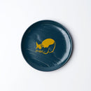 SMALL DISH UNSOUDO WOODBLOCK PRINT ANIMAL SERIES – KYOTO LACQUERWARE