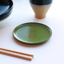 SMALL DISH UNSOUDO WOODBLOCK PRINT ANIMAL SERIES – KYOTO LACQUERWARE