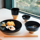 DISH SET KOROMO 4-PIECE SET (PLATE, BOWL, SAKE CUP, CUP) – KYOTO LACQUERWARE