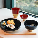 DISH SET KOROMO 4-PIECE SET (PLATE, BOWL, SAKE CUP, CUP) – KYOTO LACQUERWARE
