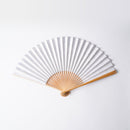 [Hand Fan] SEKKA SHIBORI (flower pattern like snowflakes) Purple for Women |Kurotani Washi Paper | Kurotani Washi Cooperative Group