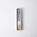 [Hand Fan] SEKKA SHIBORI (flower pattern like snowflakes) Navy Blue for Women |Kurotani Washi Paper | Kurotani Washi Cooperative Group