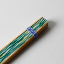 [Hand Fan] SEKKA SHIBORI (flower pattern like snowflakes) Green for Women |Kurotani Washi Paper | Kurotani Washi Cooperative Group