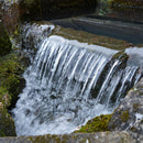 [Hand Fan] SEKKA SHIBORI (flower pattern like snowflakes) Green for Women |Kurotani Washi Paper | Kurotani Washi Cooperative Group