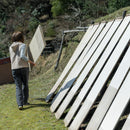 [Hand Fan] SEKKA SHIBORI (flower pattern like snowflakes) Green for Women |Kurotani Washi Paper | Kurotani Washi Cooperative Group