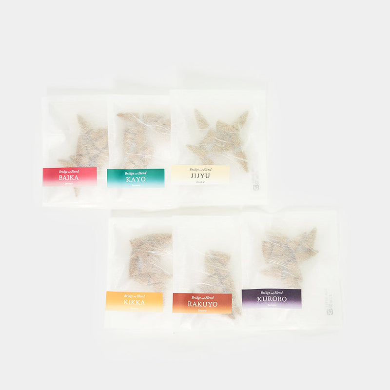 [Incense Corns] SIX IN SENSE (10Corns x 6)  | SCENT of JAPAN | Bridge and Blend