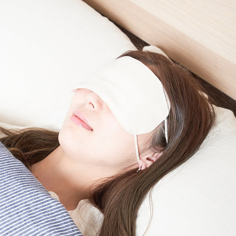 [Eye Mask] Ultimate Pima® SLEEP MASK (ONE-SIZE-FITS-ALL) , Off-White| Organic Cotten Products  | AVVERA