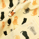 [Towels] Tenugui | SIT DOWN CAT | Yokohama Dyeing | HAMAMONYO