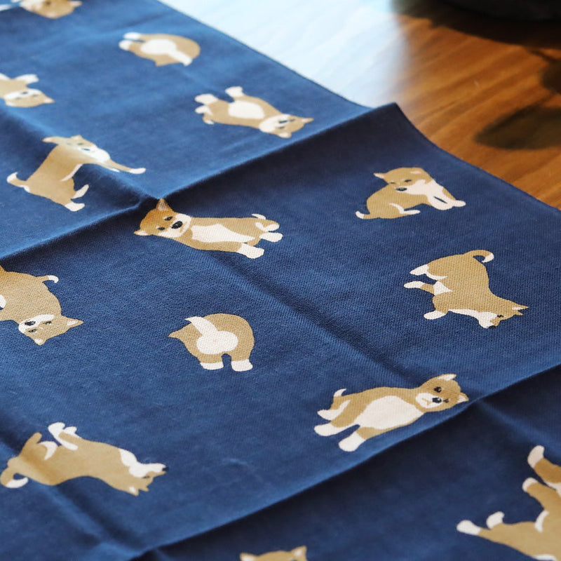 [Towels] Tenugui | SHIBA INU LOVE | Yokohama Dyeing | HAMAMONYO