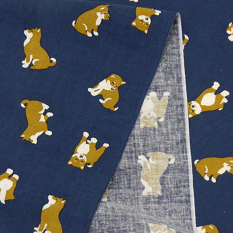 [Towels] Tenugui | SHIBA INU LOVE | Yokohama Dyeing | HAMAMONYO