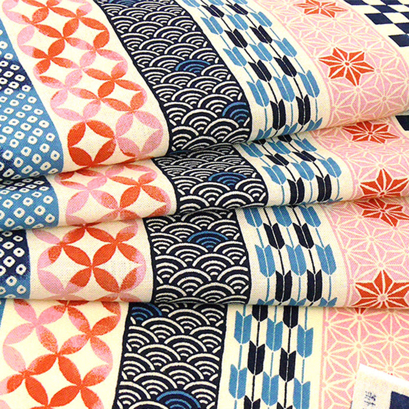 [Towels] Tenugui｜Auspicious Pattern STRIPE | Yokohama Dyeing | HAMAMONYO