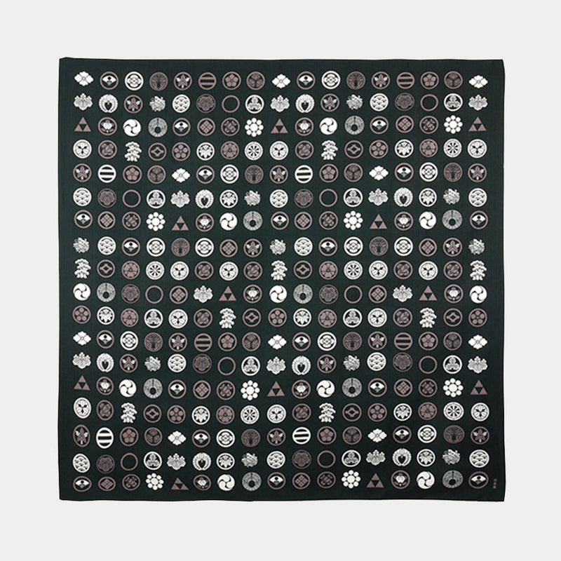 [Furoshiki/Square Cloth] VARIOUS Patterns (BLACK) | Yokohama Dyeing | HAMAMONYO