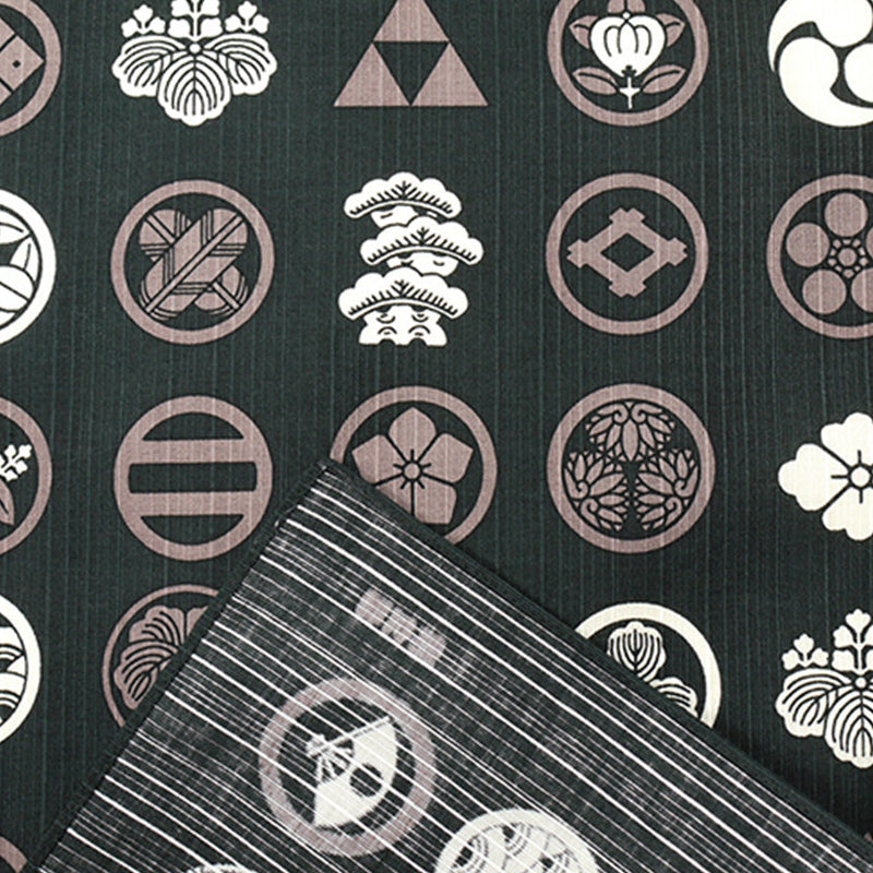 [Furoshiki/Square Cloth] VARIOUS Patterns (BLACK) | Yokohama Dyeing | HAMAMONYO