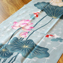 [Towels] Tenugui | LOTUS and GOLDFISH | Yokohama Dyeing | HAMAMONYO