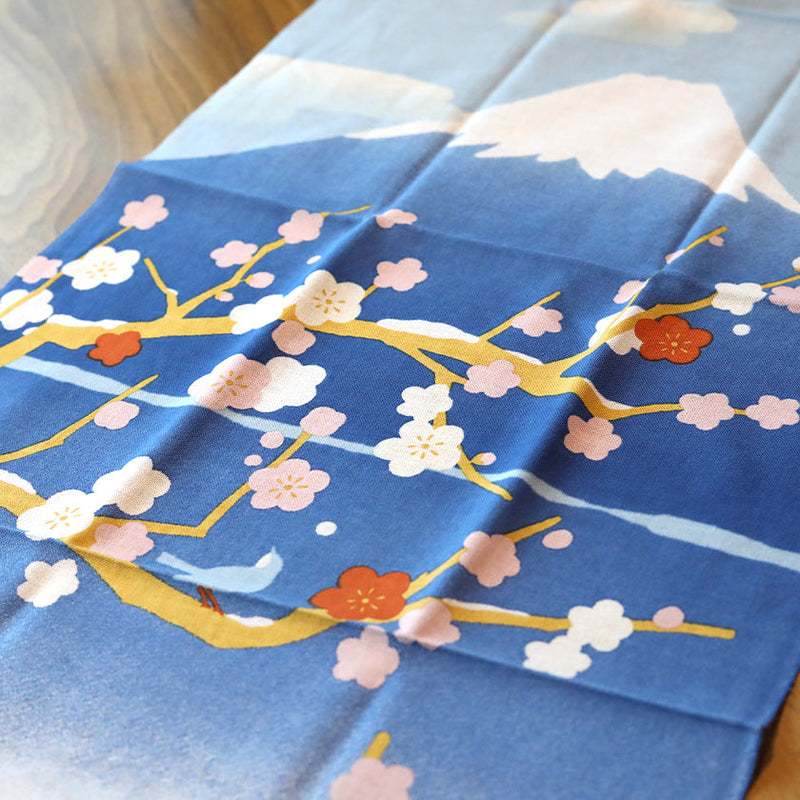 [Towels] Tenugui | UPSIDE-DOWN MT.Fuji | Yokohama Dyeing | HAMAMONYO