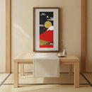 [Towels] Tenugui | JAPAN with Red Mt. Fuji | Yokohama Dyeing | HAMAMONYO｜使用イメージ（演出・テーブルコーディネート）※手作りのため色・風合いは一点ごとに異なります