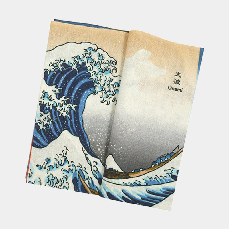 [Towels] Tenugui Book | HOKUSAI and HIROSHIGE | Yokohama Dyeing | HAMAMONYO