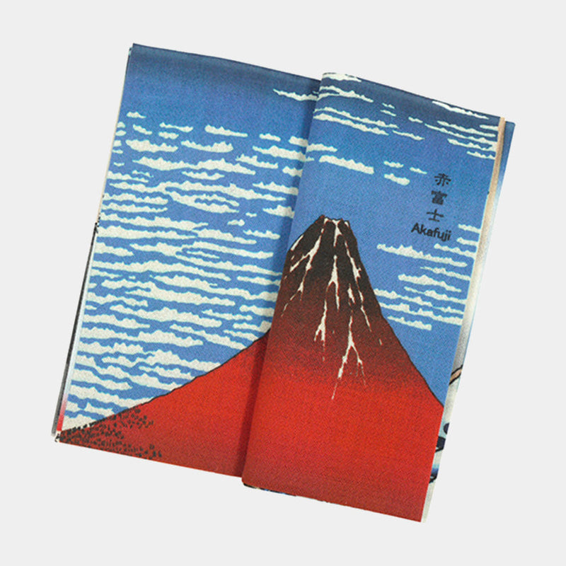 [Towels] Tenugui Book | HOKUSAI and HIROSHIGE | Yokohama Dyeing | HAMAMONYO