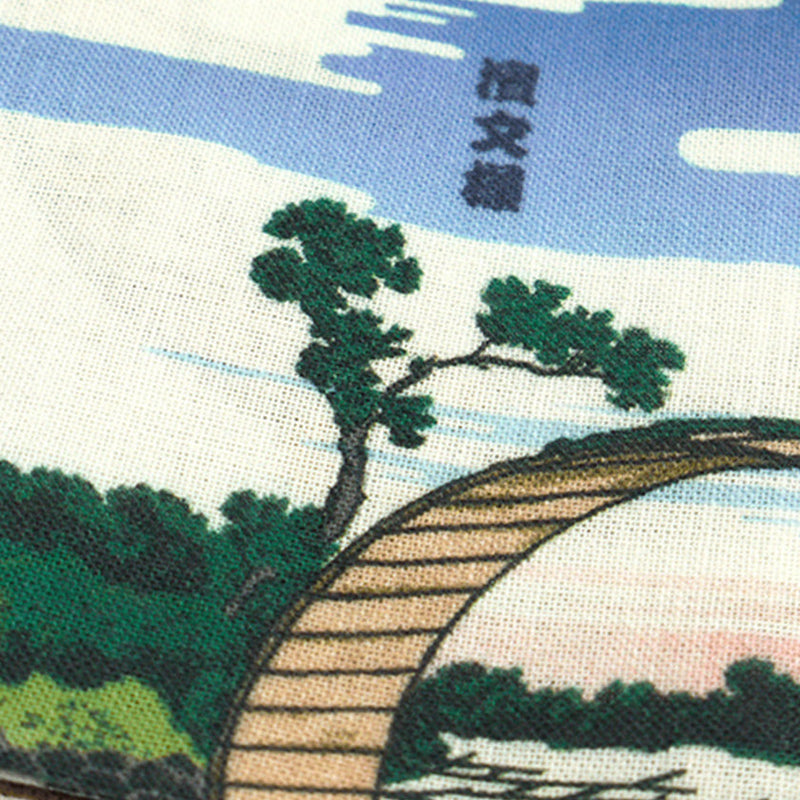 [Towels] Tenugui Book | HOKUSAI and HIROSHIGE | Yokohama Dyeing | HAMAMONYO