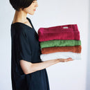 [Towels] "NOKORI-FUKU"  Botanical Dyed Bath Towel (23" x 47") | Senshu Towel | FUKUROYA TOWEL