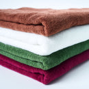 [Towels] "NOKORI-FUKU"  Botanical Dyed Bath Towel (23" x 47") | Senshu Towel | FUKUROYA TOWEL