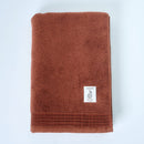 [Towels] "NOKORI-FUKU"  Botanical Dyed Bath Towel (23" x 47") | Senshu Towel | FUKUROYA TOWEL