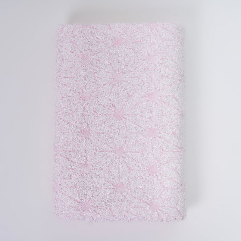 [Towels] "Japanese Motif" HEMP SEED DESIGN Bath Towel (23" x 47") | Senshu Towel | FUKUROYA TOWEL