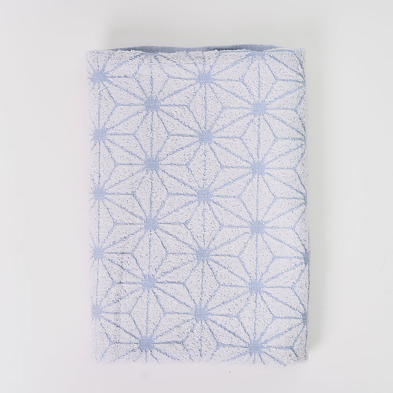 [Towels] "Japanese Motif" HEMP SEED DESIGN Bath Towel (23" x 47") | Senshu Towel | FUKUROYA TOWEL