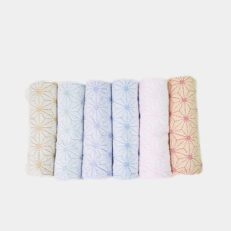 [Towels] "Japanese Motif" HEMP SEED DESIGN Bath Towel (23" x 47") | Senshu Towel | FUKUROYA TOWEL