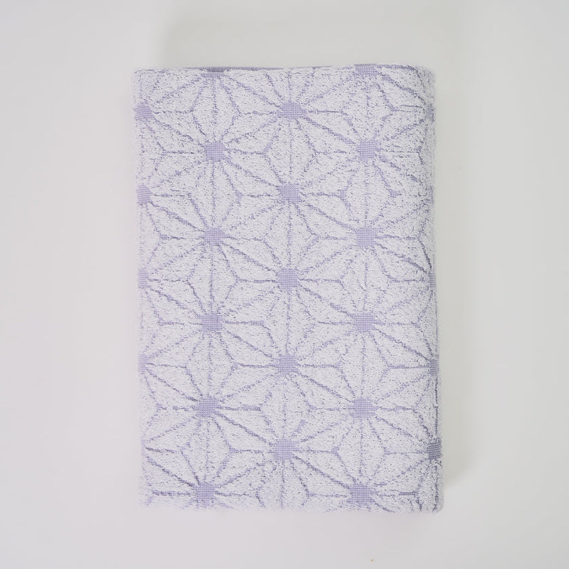 [Towels] "Japanese Motif" HEMP SEED DESIGN Bath Towel (23" x 47") | Senshu Towel | FUKUROYA TOWEL