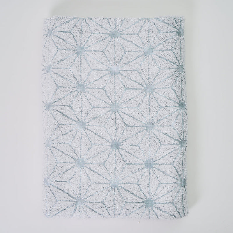 [Towels] "Japanese Motif" HEMP SEED DESIGN Bath Towel (23" x 47") | Senshu Towel | FUKUROYA TOWEL