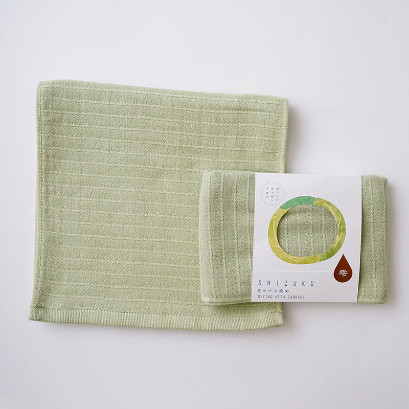 [Towels] "SHIZUKU" Botanical Dyed Gauze Kitchen Towel (9"x 35") | Senshu Towel | FUKUROYA TOWEL