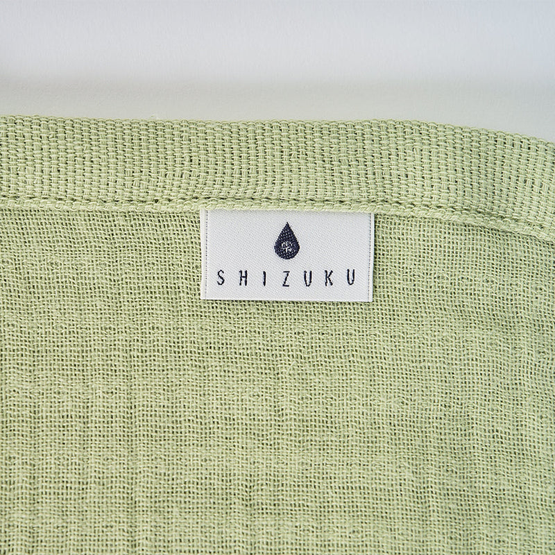 [Towels] "SHIZUKU" Botanical Dyed Gauze Kitchen Towel (9"x 35") | Senshu Towel | FUKUROYA TOWEL