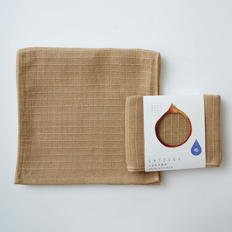 [Towels] "SHIZUKU" Botanical Dyed Gauze Kitchen Towel (9"x 35") | Senshu Towel | FUKUROYA TOWEL