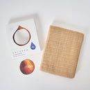 [Towels] "SHIZUKU" Botanical Dyed Gauze Kitchen Towel (9"x 35") | Senshu Towel | FUKUROYA TOWEL