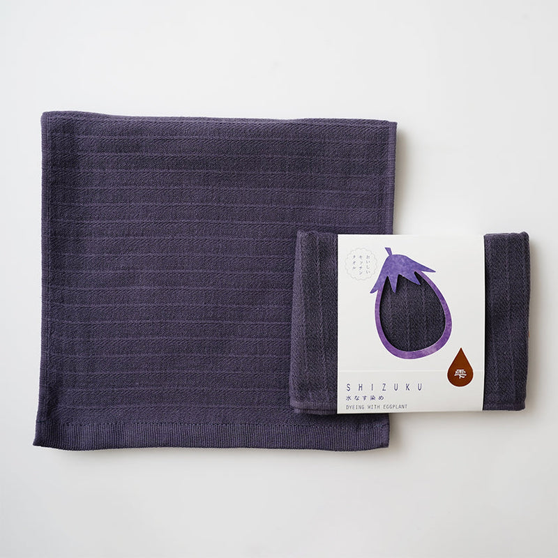 [Towels] "SHIZUKU" Botanical Dyed Gauze Kitchen Towel (9"x 35") | Senshu Towel | FUKUROYA TOWEL