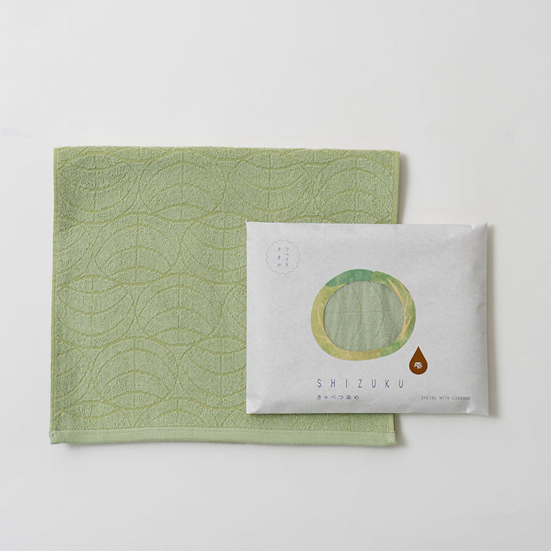 [Towels] "SHIZUKU" Botanical Dyed Gauze Handy Towel (13"x33") | Senshu Towel | FUKUROYA TOWEL