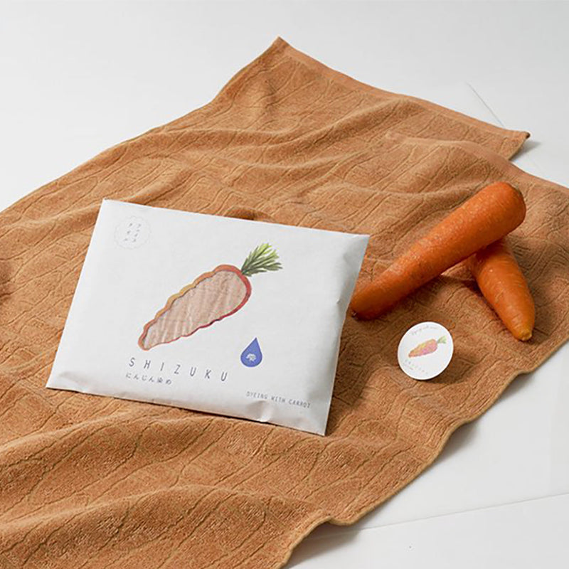 [Towels] "SHIZUKU" Botanical Dyed Gauze Handy Towel (13"x33") | Senshu Towel | FUKUROYA TOWEL